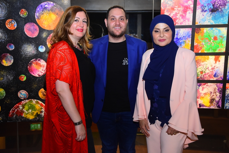 Conflicted Faces Exhibition by Fadwa Hamdan